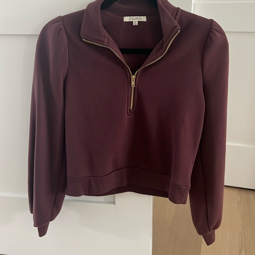 Z supply half zip sweater xs